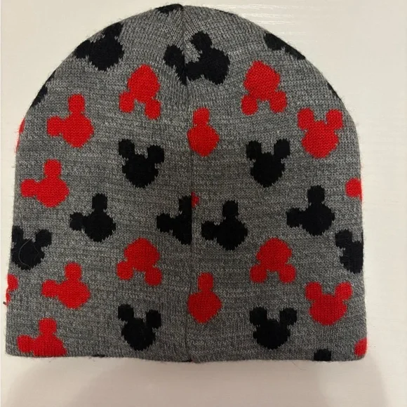 Disney Mickey Mouse Red and Gray Kids Hat - Picture 3 of 9